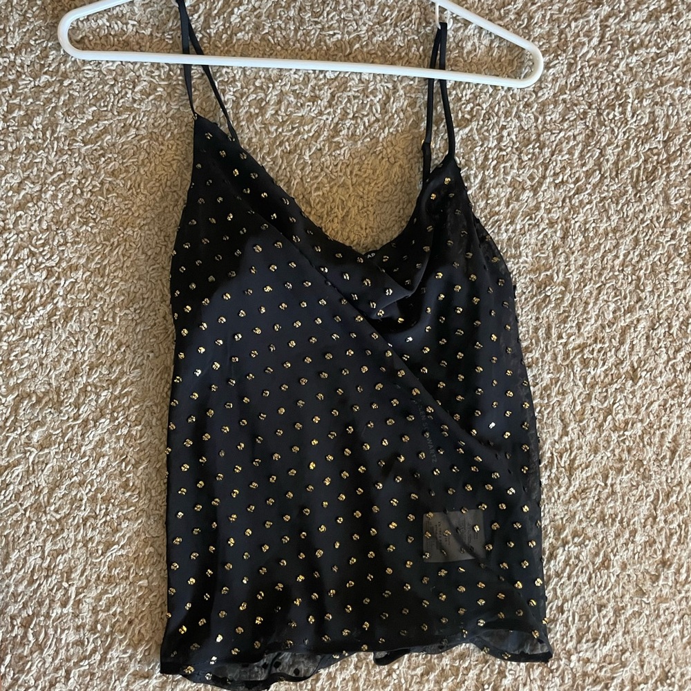 Abs Allen Schwartz cowl neck Donny top